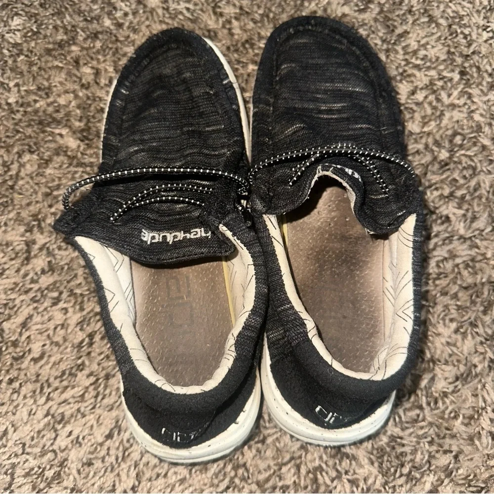 Hey Dude Kids Black Slip-On Shoes